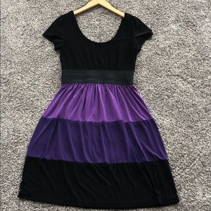 Casual purple dress